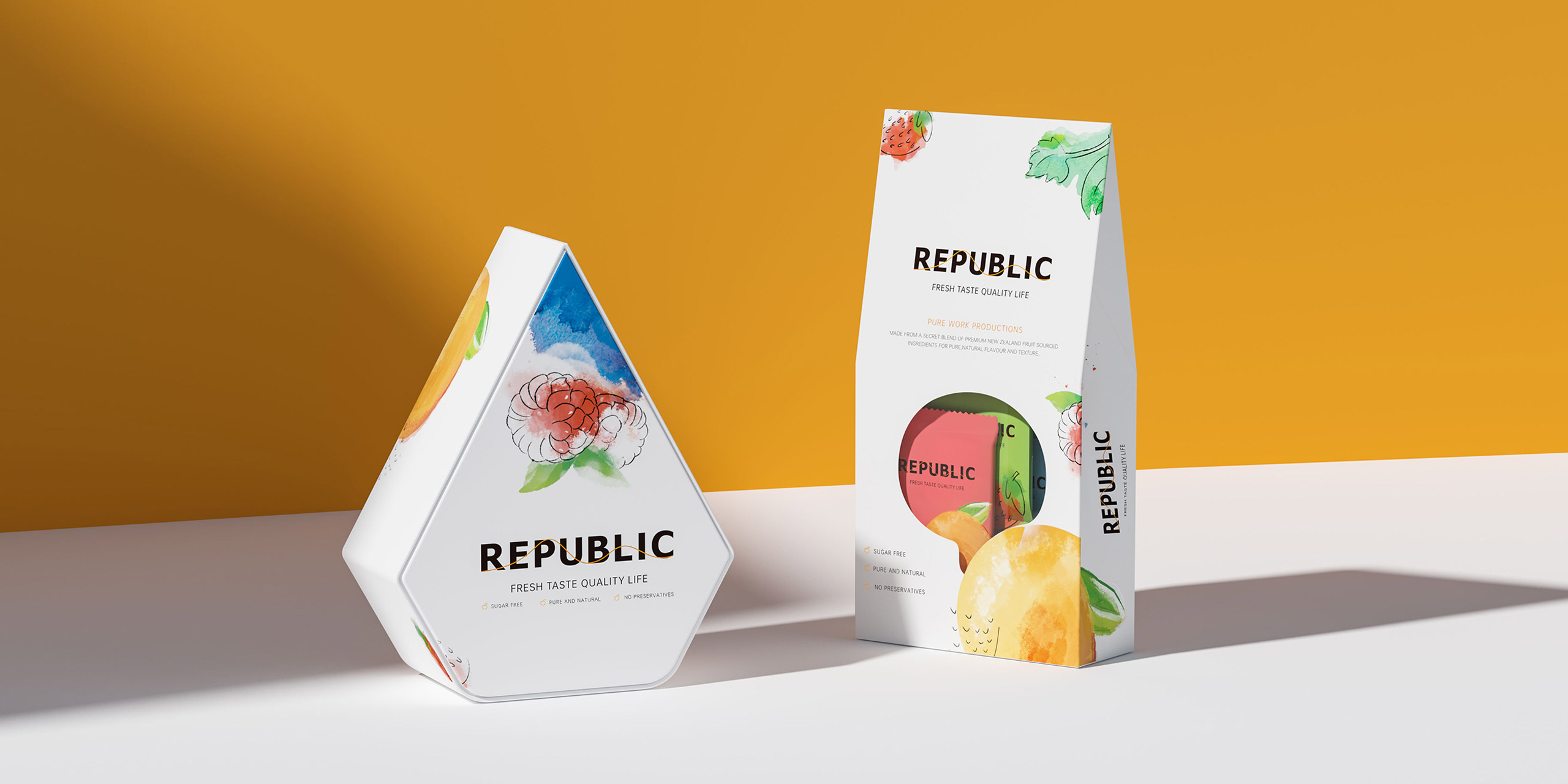 水果巧克力包裝設計 